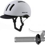 Adult Bike Helmet with Removable Visor & Bike Bell