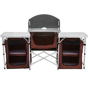 Portable Aluminum Folding Cook Table Lightweight