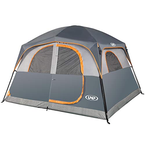 UNP Tents 6 Person Waterproof Windproof Easy Setup