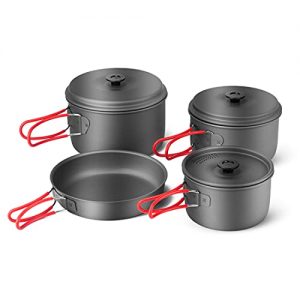 Camping Cookware Pots and Pans Set