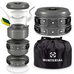 10 Piece Set for Camping, Backpacking, Hiking, Trekking
