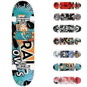 Complete Skateboard for Boys Girls Teens for Beginners Youth Adults