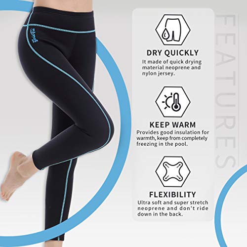 2mm Surfing Leggings Keep Warm for Diving Surfing Swimming Snorkeling Scuba Women's Wetsuit Shorts Pants