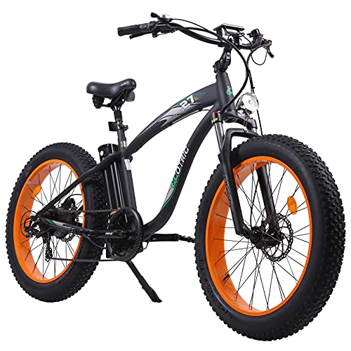 Powerful Fat Tire Electric Bicycle 26" Aluminium Frame