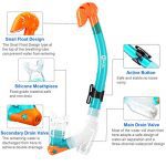 Kids Snorkel Set Snorkel Mask with Premium Dry Snorkel - Image 4