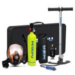 DEDEPU Scuba Tank with Snorkel Mask