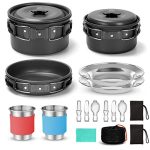 Non-Stick Lightweight Camping Cookware Mess Kit