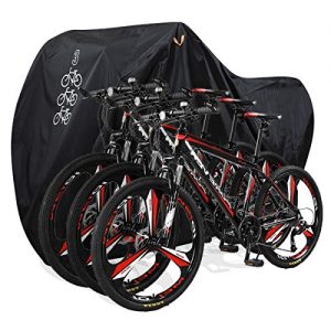 Bicycle Cover with Lock Hole Reflective Safety Loops