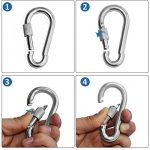 BEWISHOME 4 Pack Carabiner Hooks - Image 7