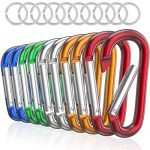 sprookber 3" Aluminum Carabiner D Ring