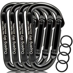 Outdoors and Gym Carabiner Clip 855lbs