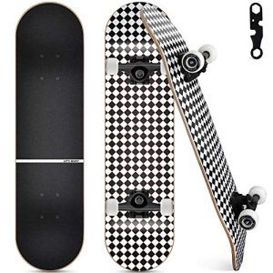 Skateboards for Beginners for Kids Teens & Adults Maple Wood