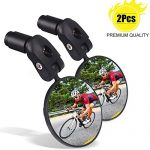 Adjustable Bar End Bicycle Mirrors for Handlebars