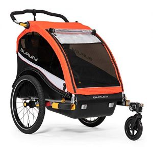 2 Seat Kids Bike Trailer & Stroller