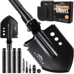 Survival Shovel Multitool with Tactical Shovel Carry Pouch