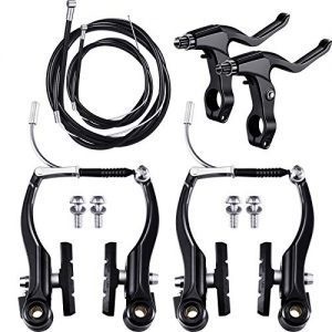 Black Front and Rear Bike MTB Hybrid Brake Inner and Outer Cables
