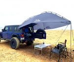 Versatility Teardrop Awning for SUV RVing