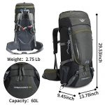 60L Waterproof Camping Backpack: Your Adventure Companion - Image 5