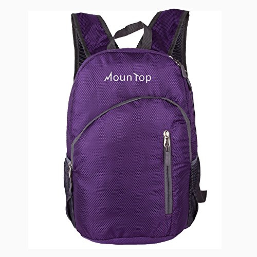 MounTop Outdoor Lightweight Foldable Water Resistant Backpack