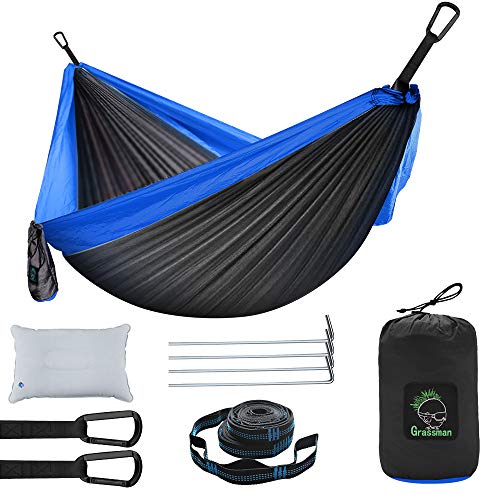 Lightweight Portable Hammock with Tree Straps