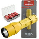 SureFire G2X Pro 600 Lumen Tactical EDC Flashlight Bundle
