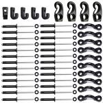 Expanded Deck Rigging Kit with 5PCS Deck Loops Tie Down Hooks