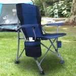 Portable Camping Chair Folding with Padded Armrests