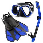 Zenoplige Mask Fins Snorkel Set Adults Men Women
