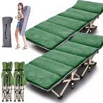 ABORON 2 Pack Camping Cots for Adults