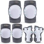 Skateboard Elbow and Knee Pads with Wrist Guards Protective Gear
