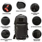 Army Small Tactical Backpack With Gun Holster - Image 6