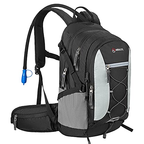 Large Daypack Hydration Pack with 2 Waist Pouch