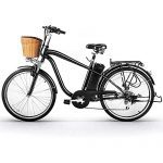 NAKTO 26" City Electric Bicycle for Men