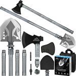 BANORES Folding Camping Shovel with High Carbon Steel