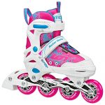 Adjustable Inline Skates White Roller Derby