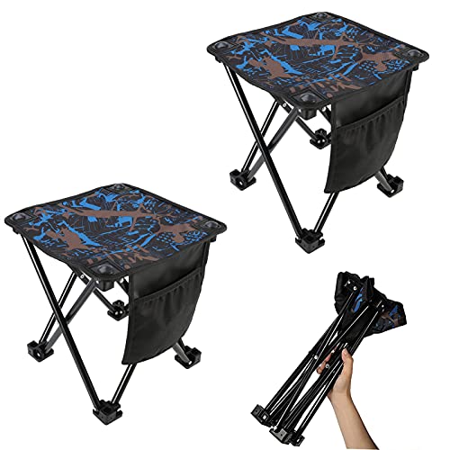 Portable Folding Camping Stool for Fishing BBQ Hiking Gardening and Beach