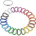 2" Aluminum D Ring Carabiners Clip D Shape