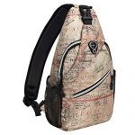 Travel Hiking Daypack Pattern Rope Crossbody Shoulder Bag