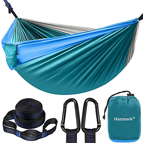 Double Hammock,Camping Hammock with 2 Tree Straps