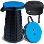 Camping Fishing, Hiking Telescoping Stool with Lightweight Comfortable Cushion