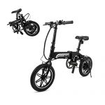 Aluminum Folding Electric Bike with Pedals