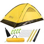 Ultralight 2 Person Camping Tent with Stakes and Poles