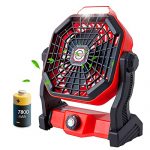 Portable Camping Fan with LED Lantern