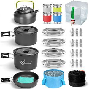 Collapsible Lightweight Pots Pan Kettle Camping Cookware