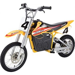 Dirt Rocket Electric-Powered Dirt Bike with Authentic Motocross