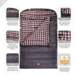 Queen-Size Double Sleeping Bag with Compression Sack - Image 4