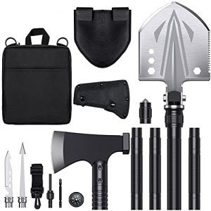 High Carbon Steel Tactical Shovel Camping