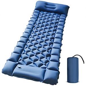 Foot Press Inflatable Lightweight Camping Pad