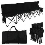 Foldable Sideline Bench for Sports Team Campin