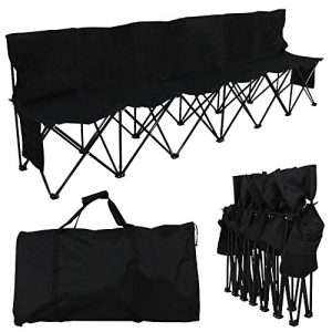 Foldable Sideline Bench for Sports Team Campin